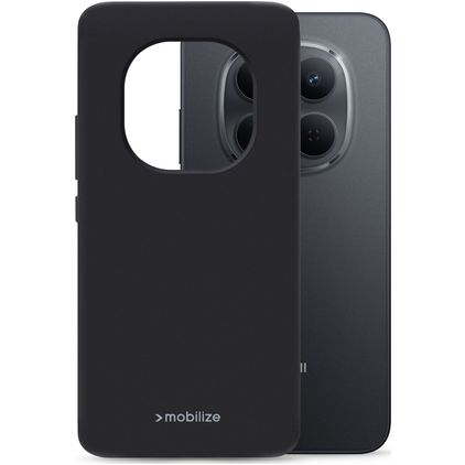 Mobilize Rubber Gelly Xiaomi Redmi Note 17 Pro TPU flexible Carcasa - Negro