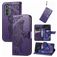Mobigear Butterfly Motorola Edge (2022) Cover a libro portafoglio - Viola