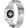 Mobigear Honeycomb Rostfritt stål Apple Watch Armband Spänne - 49/46/45/44 mm - Silver