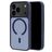 Mobiparts Hardcover iPhone 18 Pro MagSafe Hardcase Etui plecki - Satin Blue