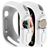 Mobigear Colors Apple Watch Ultra - 49 mm Hårdt cover - Hvid