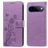 Mobigear Flowers Google Pixel 11 Pro XL Wallet case - Purple