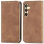 Mobigear Retro Slim Samsung Galaxy S25 Plus Wallet case - Brown
