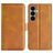 Mobigear Slim Magnet Samsung Galaxy S26 Funda tipo libro Cartera - Coñac