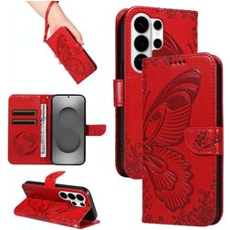 Mobigear Butterfly Samsung Galaxy S26 Ultra Etui z klapką typu portfel - Czerwony