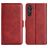 Mobigear Slim Magnet Samsung Galaxy M55 Funda tipo libro Cartera - Rojo