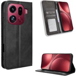 Mobigear Sensation OPPO Find X9 Pro Pungetui med Seddelrum - Sort