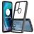 Mobigear Crystal Motorola Moto G71 5G Tvrdý plast Zadní kryt - Průhledná / Černá