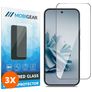 Mobigear Premium Google Pixel 9 Tempered Glass Screen Protector - Case Friendly - Black (3-Pack)