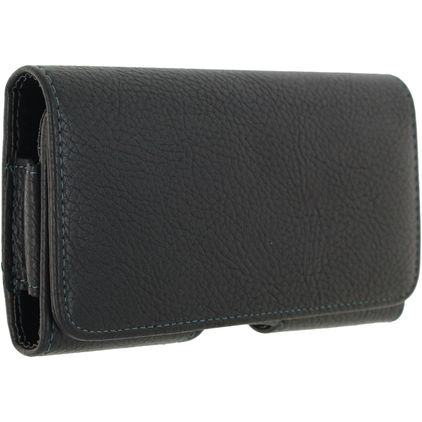 Xccess Horizontal Funda de cinturón (max 12,6 cm x 6 cm) - Estuche de cinturón - Holster - Negro