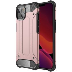 Mobigear Outdoor iPhone 13 Kova Suojakuori Iskunkestävä - Ruusukulta