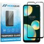 Mobigear Premium Wiko View 4 Lite Härdat glas Skärmskydd - Skalvänligt - Svart