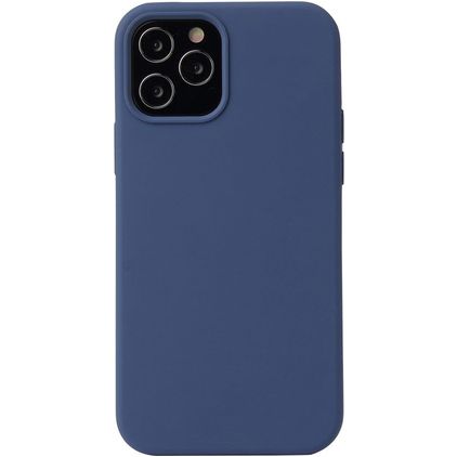 Mobigear Rubber Touch iPhone 13 Mini Silicone Capa traseira - Azul marinho