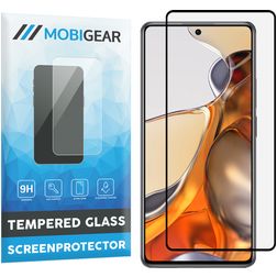 Mobigear Premium Xiaomi 11T Pro Tempered Glass Screen Protector - Case Friendly - Black