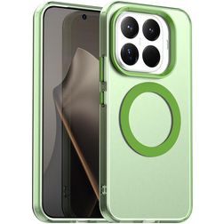 Mobigear Shockproof Xiaomi 15T Pro MagSafe Plástico rígido Capa traseira - Verde