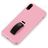 Mobigear Rubber Ring iPhone XS Max Funda Plástico rígido Carcasa con anillo - Rosa