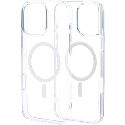 Mobiparts Hardcover Clear iPhone 16 Pro Max MagSafe Hardcase Etui plecki - Przezroczysty