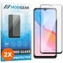 Mobigear Premium Vivo Y21s Vidro temperado Película de ecrã - Compatível com capas - Preto (Pack de 2)