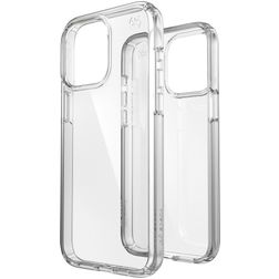 Speck Presidio Perfect Clear Gennemsigtig iPhone 15 Pro Max Hårdt Bagsidecover Stødsikkert - Gennemsigtig
