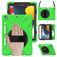 Mobigear SureGrip XGuard iPad 7 (2019) Case Plastic / Silicone Back cover + Stylus Holder + Shoulder Strap + Stand - Green