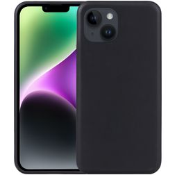 Mobigear Basics iPhone 15 TPU flexível Slim Capa traseira - Preto