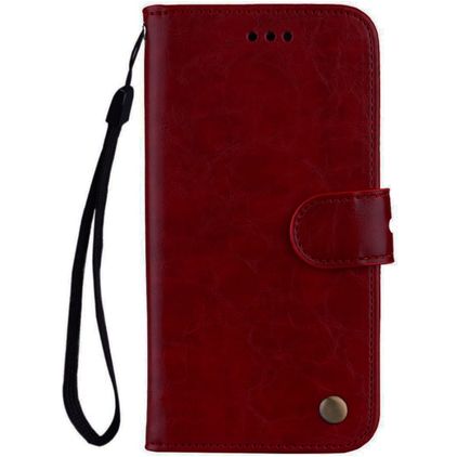 Mobigear Wallet Huawei P Smart (2018) Knížkové pouzdro Peněženka - Červená