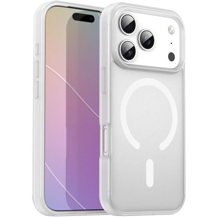 Mobigear Shockproof iPhone 18 Pro MagSafe Hardcase Back cover - Matte White