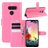 Mobigear Classic LG K50s Lompakkokotelo + Setelitasku - Magenta