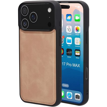 Mobiparts Classic iPhone 17 Pro Max MagSafe Funda Plástico rígido Carcasa - Moonstone Beige