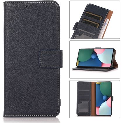 Mobigear Wallet POCO X4 GT Capa livro Carteira - Azul escuro