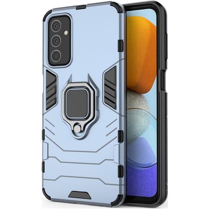 Mobigear Armor Ring Samsung Galaxy M23 Hardcase Back cover Antiurto con anello - Blu