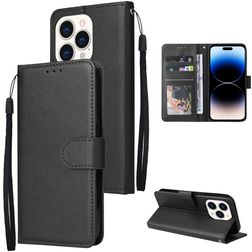 Mobigear Wallet iPhone 14 Pro Max Wallet case - Black