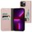 Mobiparts Classic Wallet iPhone 13 Pro Max Knížkové pouzdro Peněženka - Růžová