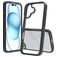 Mobigear Crystal iPhone 16 Funda Plástico rígido Carcasa - Negro