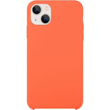 Mobigear Rubber Touch iPhone 15 Plus Silikon Etui plecki - Pomarańczowy