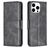 Mobigear Excellent iPhone 16 Pro Max Pungetui med Seddelrum - Sort