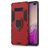 Mobigear Armor Ring Samsung Galaxy S10 Plus Hårdt Bagsidecover Stødsikkert med ringholder - Rød