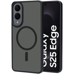 Mobiparts Hardcover Samsung Galaxy S25 Edge MagSafe Funda Plástico rígido Carcasa - Negro