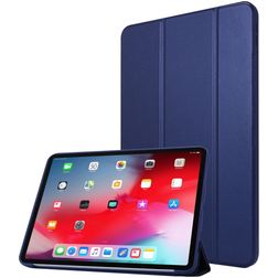 Mobigear Tri-Fold Gel iPad Pro 11 cali (2020) TPU / Skóra ekologiczna Etui z klapką - Niebieski