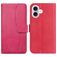 Mobigear S Line iPhone 17 Funda tipo libro Cartera - Rojo