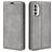 Mobigear Retro Slim Motorola Moto G52 Wallet case - Grey