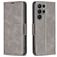 Mobigear Excellent Samsung Galaxy S24 Ultra Funda tipo libro Cartera - Gris