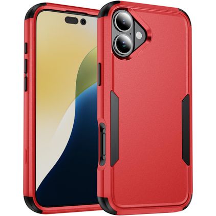 Mobigear Ultra Tough iPhone 17 Fodral Hårdplast Skal Stötsäkert - Röd