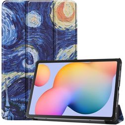 Mobigear Tri-Fold Samsung Galaxy Tab S6 Lite Etui z klapką - The Starry Night
