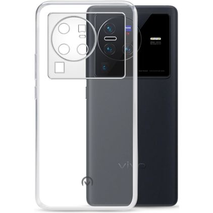 Mobilize Gelly Transparente Vivo X80 Pro TPU flexible Carcasa - Transparente
