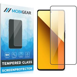 Mobigear Premium Xiaomi Redmi Note 13 5G Cristal templado Protector de pantalla - Compatible con fundas - Negro