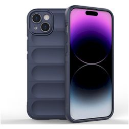 Mobigear Bumpy iPhone 15 Plus Flexibel TPU Skal - Mörkblå
