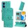 Mobigear Sunflower HONOR X7 Capa livro Carteira - Verde