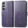 Mobigear Clover Samsung Galaxy A54 Capa livro Carteira - Roxo