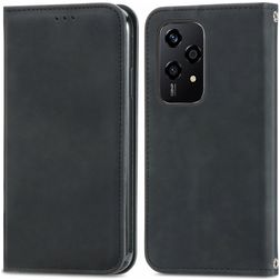 Mobigear Retro Slim HONOR 200 Lite Plånboksfodral - Svart